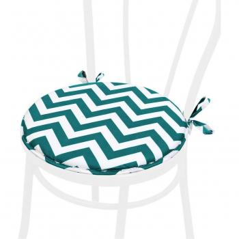 Housse de Chaise avec Coussin Rond
