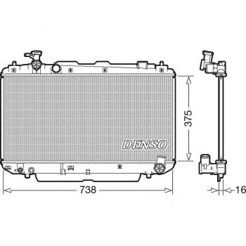 Radiateur DENSO pour moteur DRM50083