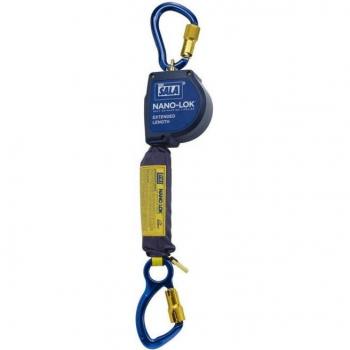 Protecta Nano-Lok Doble Retráctil con Carcasa de Nylon y Mosquetón 19 mm