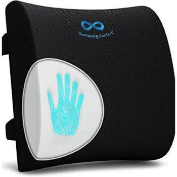 Everlasting Comfort Lumbar Support Pillow for Office Desk Chair