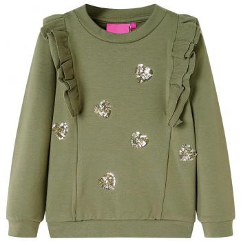 Sudadera caqui infantil 140