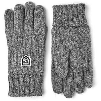 Basic Wool Handgelenk-Hestra – Graue Männerhandschuhe, 7‑Stück-Packung
