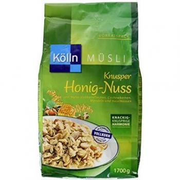 Kölln Müsli Knusper Honig Nuss, 1,7 kg