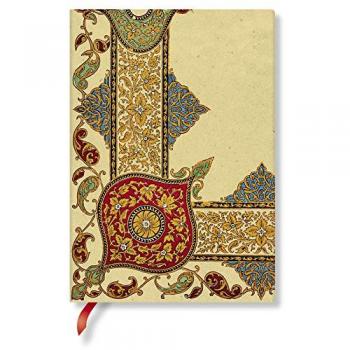 Paperblanks Softcover Flexis Visions Of Paisley Ivory Kraft Lined Midi Notebook