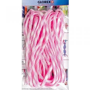 Blumen­Paracord-Streifen Rosa