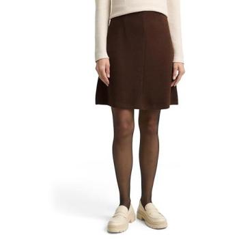 TOM TAILOR Minirock in Melange-Optik, braun, 42