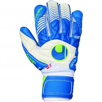 Guante Multiusos UHLSport OutDry Eliminator Aquasoft Color Blanco y Azul