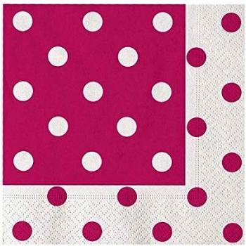 Tovaglioli Fucsia 33x33 cm, 20 pezzi – BiG Party
