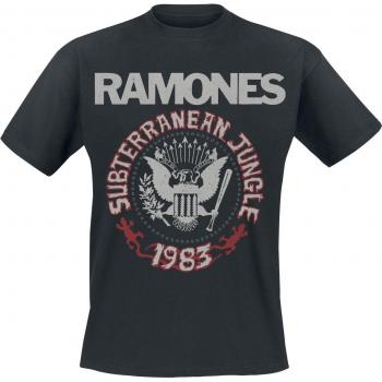 Manches courtes Ramones : Subterranean Jungle (noir), tailles S-XXL
