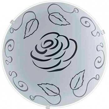 Lamparín de techo EGLO 89238 IP20, vidrio y acero, estilo moderno