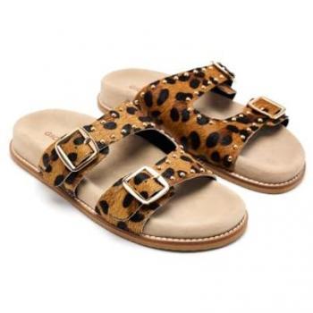 Gioseppo Guenther Leopard Design Female Sandals UK 7
