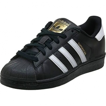 Adidas Superstar Foundation Herren Sneakers, B27140, Schwarz (Core Black)