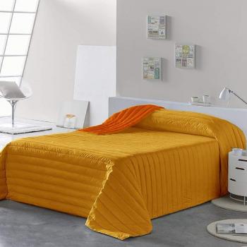 Couvre lit PETTI Artigiani Italiani, orange/jaune, 100% Made in Italy