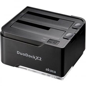 Akasa X2 3.5/2.5 HDD SSD Dual Slot Duplicator Dock
