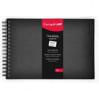Carnet A4 80 pages pour marqueurs à l'alcool Graph'it