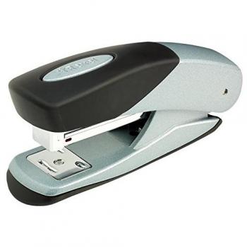 Rexel Matador Half Strip Stapler, 25 Sheet Capacity, 24/6 and 26/6 Staples, Metal Body, Black/Silver