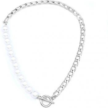 Punk Style Pearl Collar Necklace