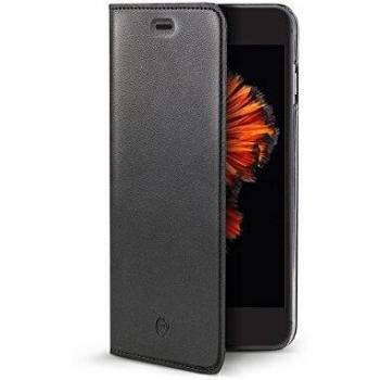 Celly AirPelle Custodia con Stand e Agenda – iPhone 7 Plus – Nero