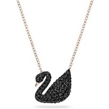 Placcato oro rosa Swarovski Pendente Swarovski Iconic Swan