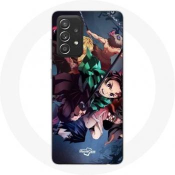 Estuche Samsung Galaxy A52 “Demon Slayer: Tanjiro, Nezuko e Inosuke”