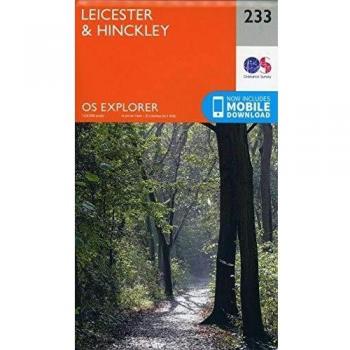Ordnance Survey Map of Leicester & Hinckley