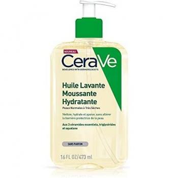 CeraVe Limpiador en Aceite Espumoso Hidratante, 473 ml