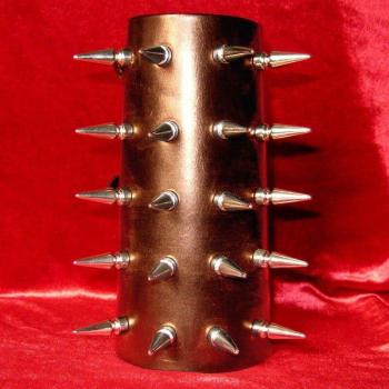Gothic Rivet-Studded Wristband