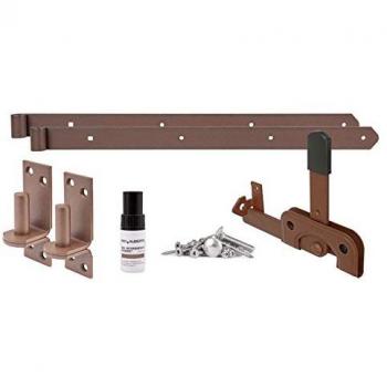 ALBERTS DURAVIS® Torbeschlagset für Einzeltore, rostbraun duplexbeschichtet