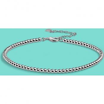 Beliebtes Fußkettchen aus 925 Sterling Silber für Frauen, 27CM
