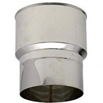 Réduction en inox, 180 mm/125 mm