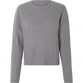 Pull à torsades gris pour femme esmara® S (34/36)