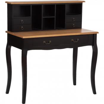 Scrivania a 5 cassetti chrysa nera l100cm Atmosphera Créateur D'intérieur