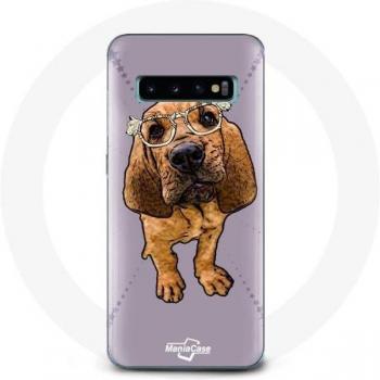 Samsung Galaxy S10 Edge Case with Beagle Dog Cartoon