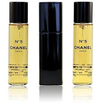 Chanel Chanel No.5 Haruman Cologne Purse Spray (Spray Mini) And 2 Mengisi Ulang