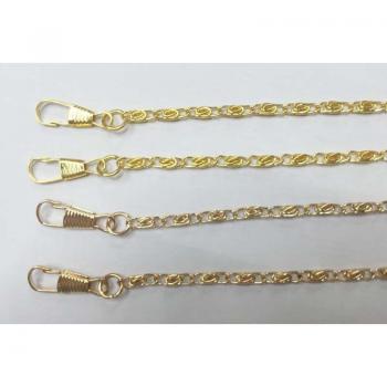 120cm Stainless Steel Shoulder Strap for Handbags Gold Silver