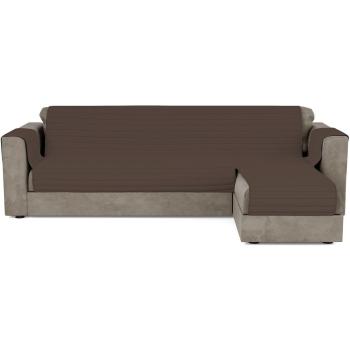 Housse de canapé en tissu marron 240 cm
