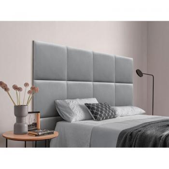 Cabecero de dormitorio premium con terciopelo autocopiado DHOME