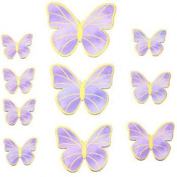 Happy Birthday Butterfly Cake Topper