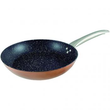 Sartén San Ignacio Gourmet, Aluminio Forjado, Cobre, 28x40x12 cm