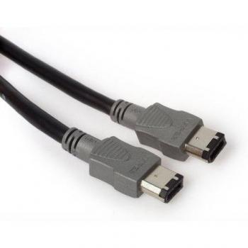 Cable FireWire 2 metros 6pin M/M