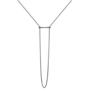 Collier de Luxe Argent 925 – Diamant Brillant Blanc (La Garçonne)