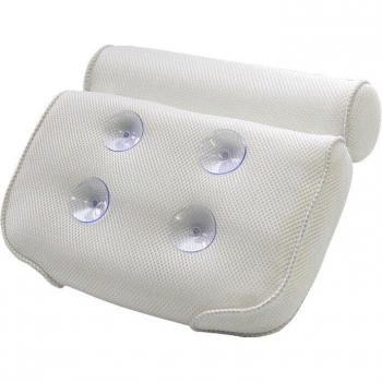 Coussin de cou ventousé pour baignoire