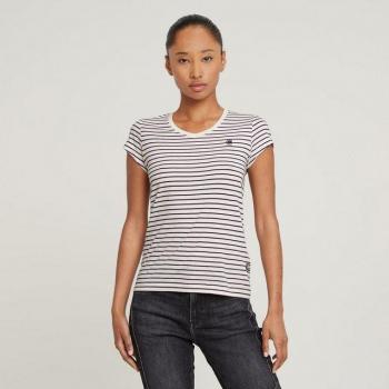 G‑STAR Raw V‑Shirt „Eyben“ – Marine, M (Frauen)