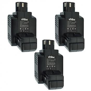 Batterie vhbw 3x pour Hilti BP60 (2500 mAh, NiMH, 24 V)