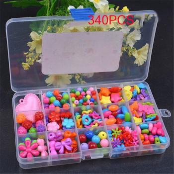 Mixed Color Bead Jewelry Making Kit for Kids