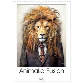 Animalia Fusion (Wall Calendar 2026 DIN A3 portrait), CALVENDO 12 Month Wall Calendar