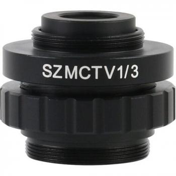 Adaptateur CTV et lentille monture C SZM 1/2 1/3 pour microscope stéréo trinoculaire