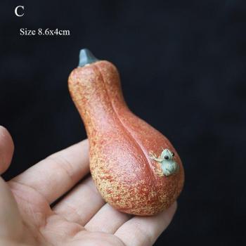 LUWU Purple Clay Pumpkin Tea Accessory