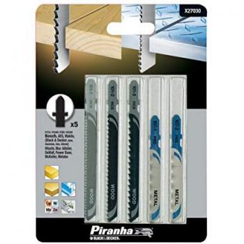 Piranha STA27030 5 lames pour scie à métaux