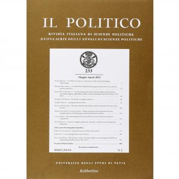 Il politico. Rivista italiana di scienze politiche (2013). Vol. 233
